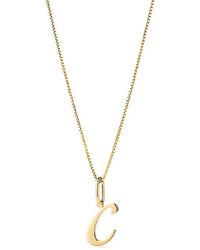 Ana Luisa - Solid Script Letter Necklace - Lyst