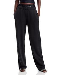 T By Alexander Wang - Alexanderwang. T Pre-Styled Bike Short Sweatpants - Lyst