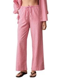 Marine Layer - Josie Seersucker Drawstring Pants - Lyst