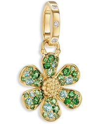 Temple St. Clair - 18K Multi-Gemstone & Diamond Flower Power Pendant - Lyst