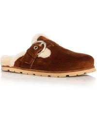 Stuart Weitzman - Chrystie Shearling Clogs - Lyst
