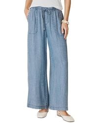 Splendid - Angie Drawstring Palazzo Pants - Lyst