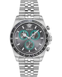 Versace - Greca Chrono Wave Chronograph Watch, 43Mm - Lyst