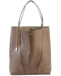Chloé - Spin Large Leather Tote - Lyst