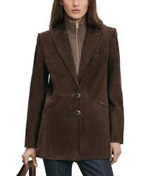 Veronica Beard - Maci Suede Dickey Jacket - Lyst