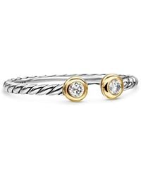 David Yurman - Cable Open Round Ring - Lyst