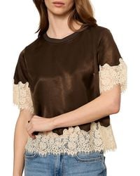 Sanctuary - One Of A Kind Satin Top - Lyst