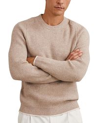 Reiss - Crammond Ribbed Crewneck Sweater - Lyst
