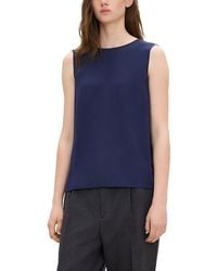 Theory - Silk Sleeveless Top - Lyst