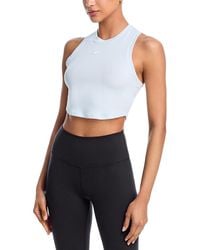 Nike - Essential Ribbed Cropped Tank Top - Lyst