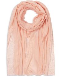 Echo - Sequin Gauze Wool Wrap - Lyst