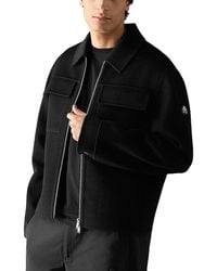 Moose Knuckles - Jacques Wool Cashmere & Silk Jacket - Lyst