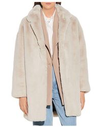 sandro fur coat