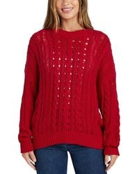 Splendid - Martyne Cable Knit Sweater - Lyst