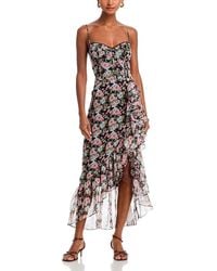 Astr - Brisbane Floral High/Low Dress - Lyst