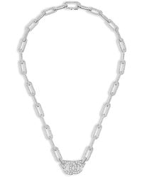 Dinh Van - 18K Menottes Diamond Pave Large Link Handcuff Pendant Necklace, 17.72 - Lyst