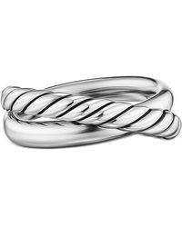David Yurman - Crossover Two Row Ring - Lyst