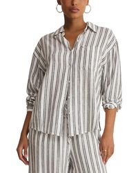 Z Supply - Perfect Striped Button Up Shirt - Lyst