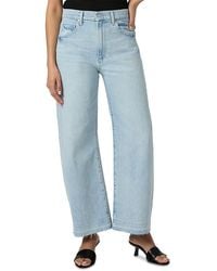PAIGE - Arellia Ankle Barrel Leg Jeans - Lyst