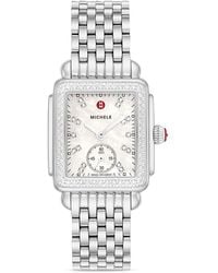 Michele - Deco Mid Watch, 29Mm - Lyst