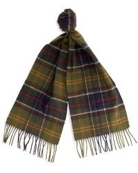 Barbour - Tartan Plaid Merino Wool & Cashmere Scarf - Lyst