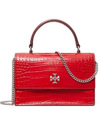 Tory Burch - Kira Leather Mini Top Handle Bag - Lyst