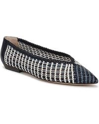 Veronica Beard - Bancroft Woven Leather Ballet Flats - Lyst