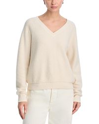 PERFECTWHITETEE - Reverse Fleece V Neck Sweatshirt - Lyst
