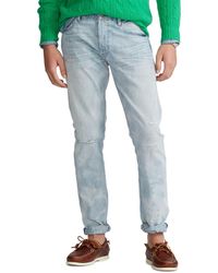 Polo Ralph Lauren Denim Yale Side-stripe Slim-straight Jeans in 