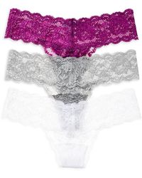 Cosabella - Never Say Never Cutie Low-Rise Thongs, Set Of 3 - Lyst