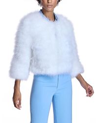 Maximilian - Feather Bolero Jacket - Lyst