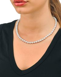 Majorica Round Simulated Pearl Necklace - White