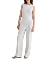 Hobbs - Alessia Linen Wide Leg Pants - Lyst