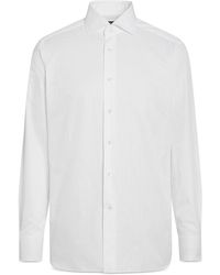 ZEGNA - Centoventimila Structured Button Front Shirt - Lyst