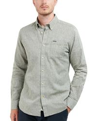 Barbour - Nelson Tailored Fit Long Sleeve Button Down Shirt - Lyst