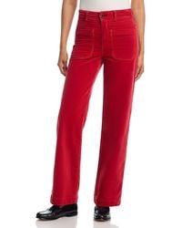 ASKK NY - Sailor Corduroy High Rise Straight Leg Jeans - Lyst