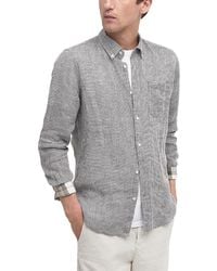 Barbour - Linton Tailored Fit Long Sleeve Button Down Shirt - Lyst