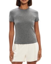 Theory - Apex Tiny Tee - Lyst