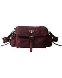 Prada - Explore Medium Re-Nylon Shoulder Bag With Flap - Lyst