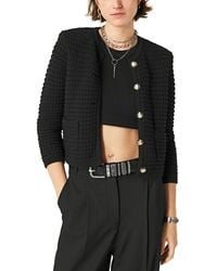 Ba&sh - Gaspard Crewneck Cardigan Sweater - Lyst