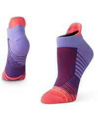 Stance Needles Sport Tab Ankle Socks - Purple