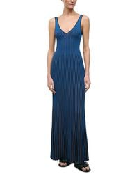 STAUD Claretta Dress in Blue | Lyst STAUD Claretta Dress in Blue | Lyst