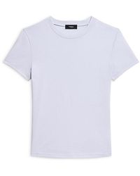 Theory - Apex Tiny Tee - Lyst