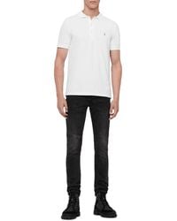 all saints men's long sleeve polo