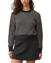 Marine Layer - Robin Textured Crewneck Sweater - Lyst