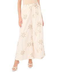 Vince Camuto - Floral Soutache Drawstring Pants - Lyst