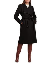 Ted Baker - Rose Wool Blend Wrap Coat - Lyst