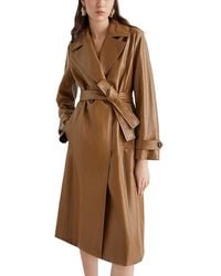 Marella - Soledad Faux Leather Coat - Lyst