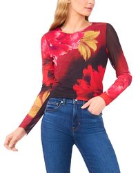 Ted Baker - Crewneck Mesh Top - Lyst