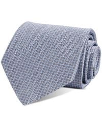 David Donahue - Silk Classic Geometric Pattern Tie - Lyst